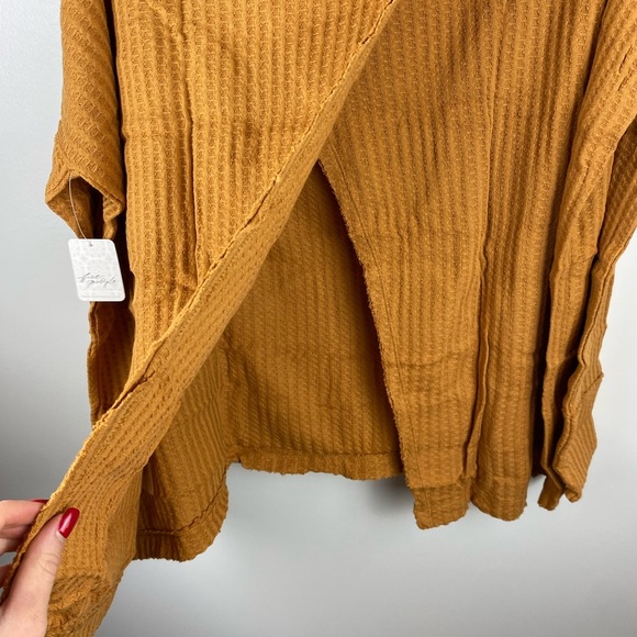 NWT Free People Juicy Shirt - Long Sleeve tunic cowl neck - Picture 7 of 9